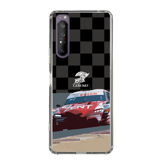 スリムプロテクションケース［ CERUMO - ZENT CERUMO GR Supra running - Checkered ］