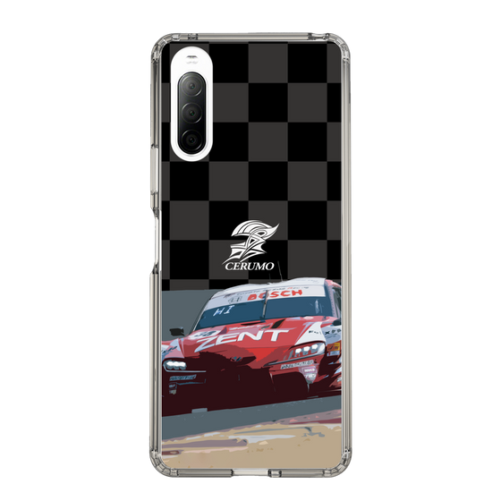 スリムプロテクションケース［ CERUMO - ZENT CERUMO GR Supra running - Checkered ］