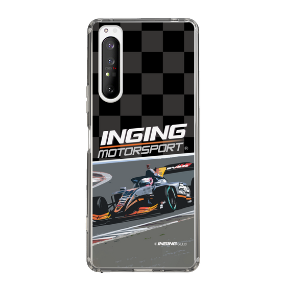 スリムプロテクションケース［ CERUMO - INGING 38号車 running - Checkered ］