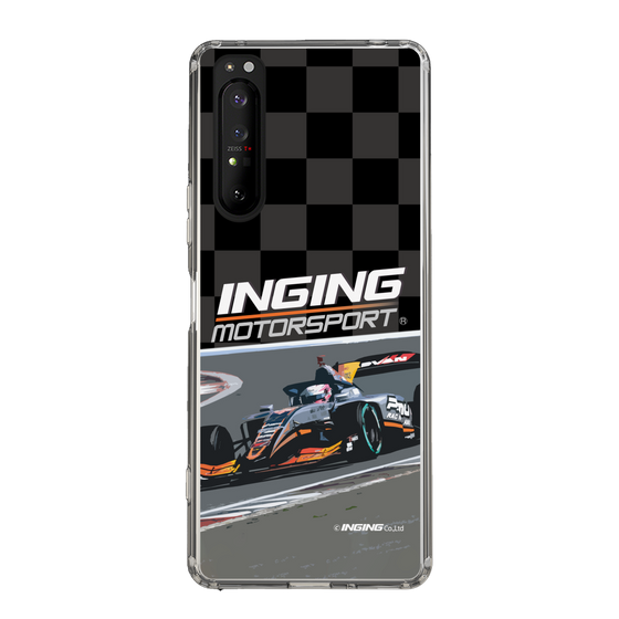 スリムプロテクションケース［ CERUMO - INGING 38号車 running - Checkered ］