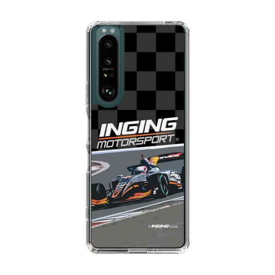 スリムプロテクションケース［ CERUMO - INGING 38号車 running - Checkered ］