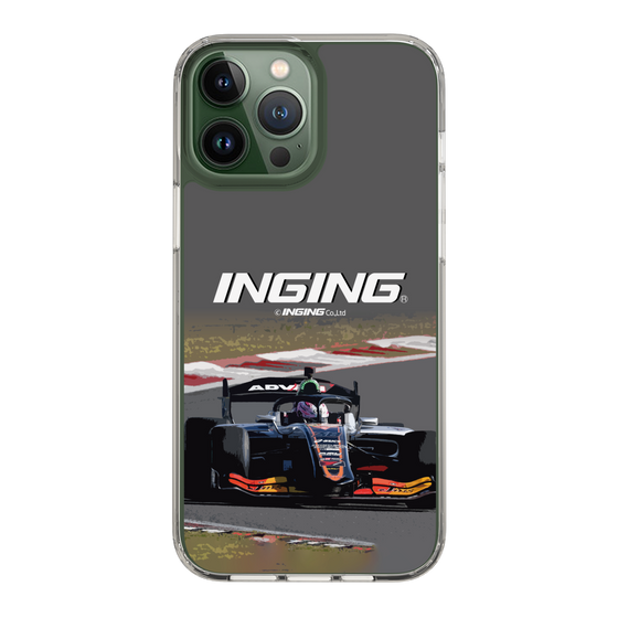 スリムプロテクションケース［ CERUMO - INGING 38号車 running - Gray ］