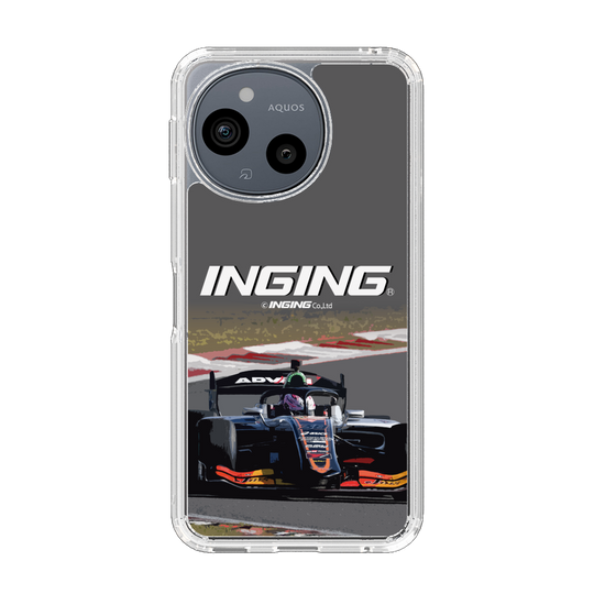 スリムプロテクションケース［ CERUMO - INGING 38号車 running - Gray ］