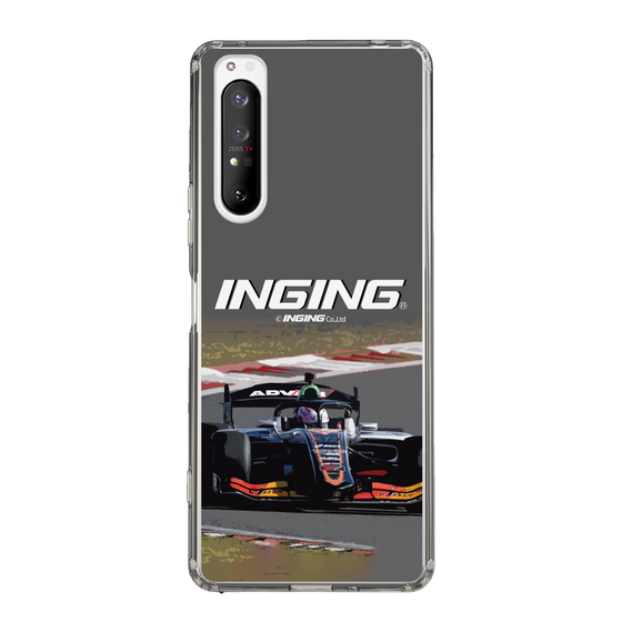 スリムプロテクションケース［ CERUMO - INGING 38号車 running - Gray ］