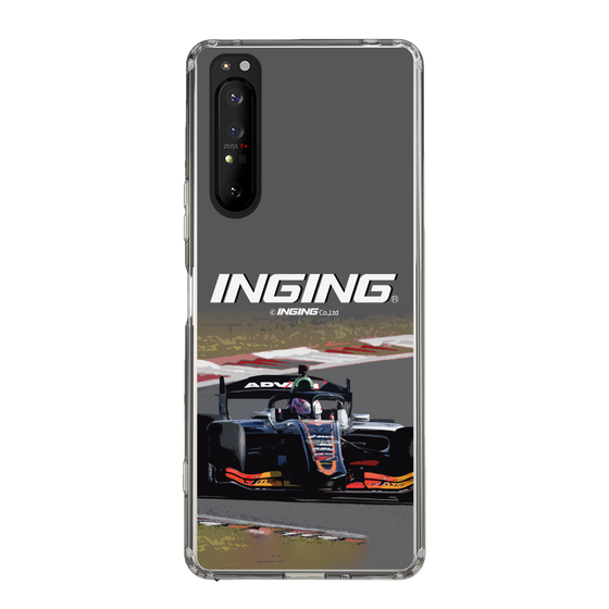 スリムプロテクションケース［ CERUMO - INGING 38号車 running - Gray ］