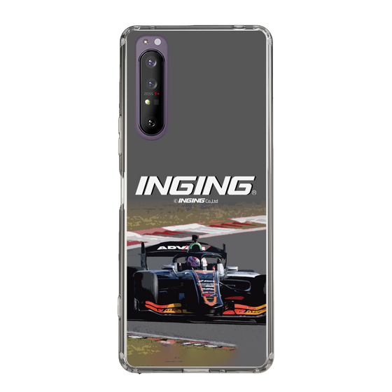 スリムプロテクションケース［ CERUMO - INGING 38号車 running - Gray ］