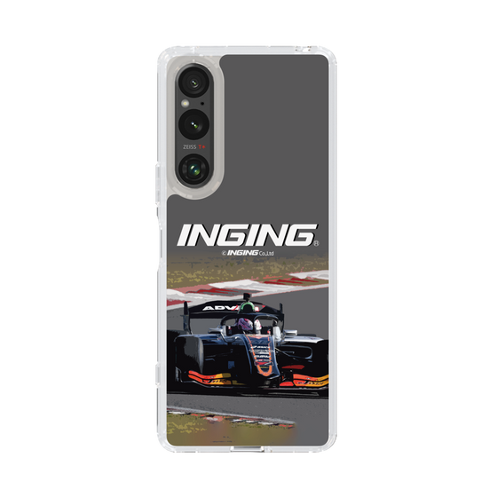 スリムプロテクションケース［ CERUMO - INGING 38号車 running - Gray ］