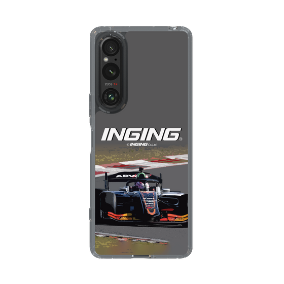 スリムプロテクションケース［ CERUMO - INGING 38号車 running - Gray ］