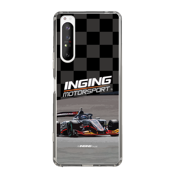 スリムプロテクションケース［ CERUMO - INGING 39号車 running - Checkered ］