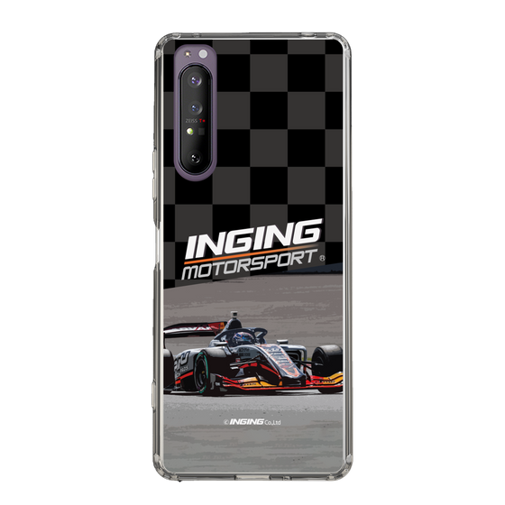 スリムプロテクションケース［ CERUMO - INGING 39号車 running - Checkered ］