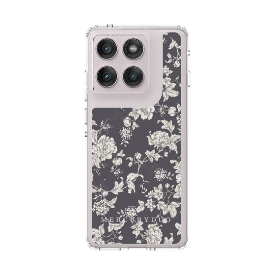 スリムプロテクションケース［ MERCURYDUO - トーンフラワー - Grey ］