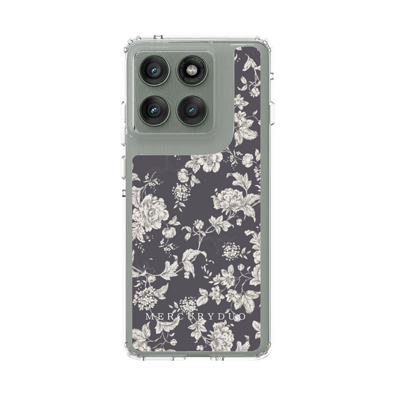 スリムプロテクションケース［ MERCURYDUO - トーンフラワー - Grey ］