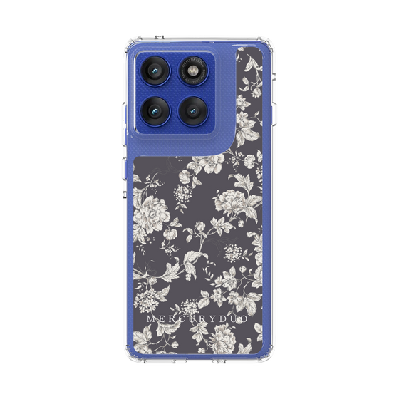 スリムプロテクションケース［ MERCURYDUO - トーンフラワー - Grey ］