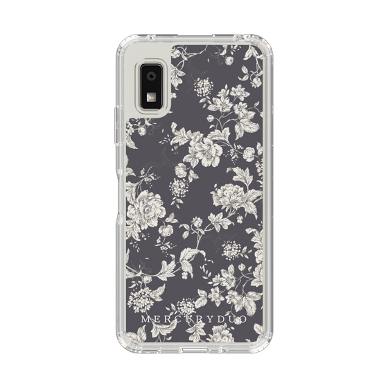 スリムプロテクションケース［ MERCURYDUO - トーンフラワー - Grey ］