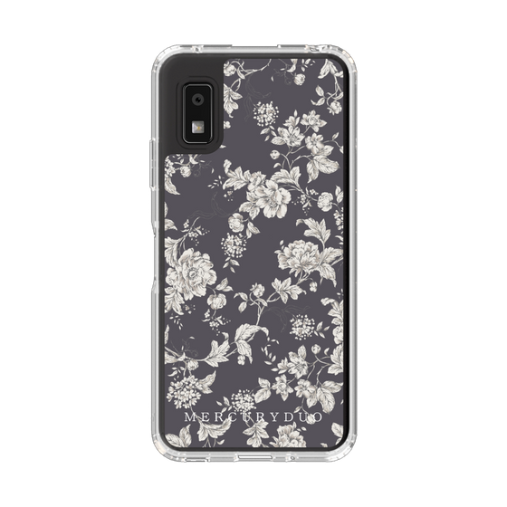 スリムプロテクションケース［ MERCURYDUO - トーンフラワー - Grey ］