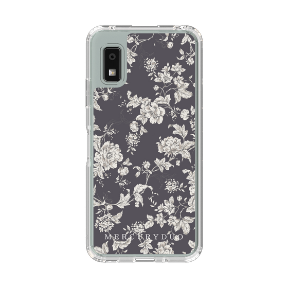 スリムプロテクションケース［ MERCURYDUO - トーンフラワー - Grey ］