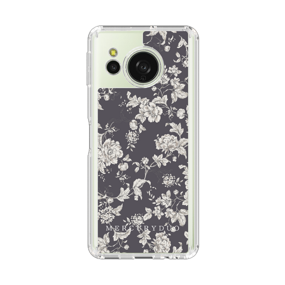 スリムプロテクションケース［ MERCURYDUO - トーンフラワー - Grey ］