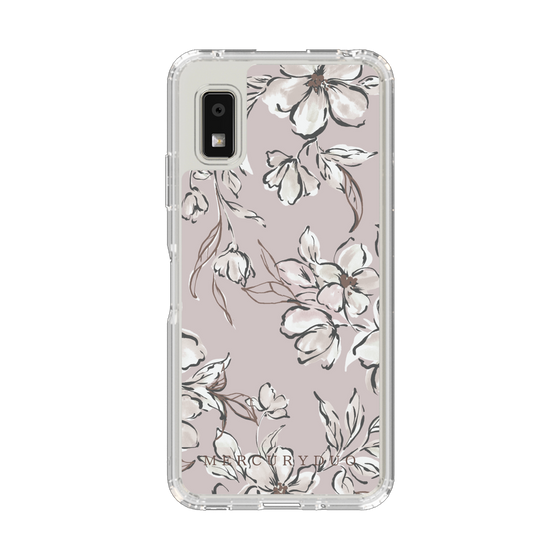 スリムプロテクションケース［ MERCURYDUO - ボタニカルフラワー - lilac ］