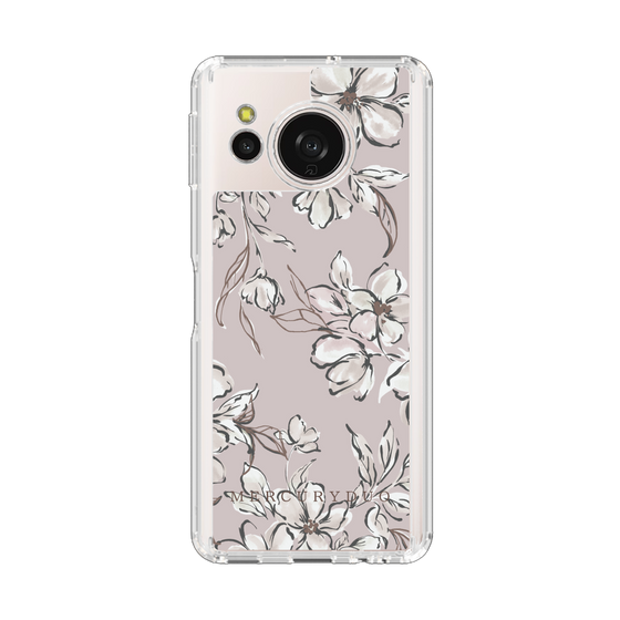 スリムプロテクションケース［ MERCURYDUO - ボタニカルフラワー - lilac ］