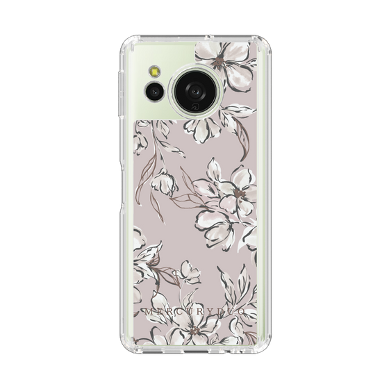 スリムプロテクションケース［ MERCURYDUO - ボタニカルフラワー - lilac ］