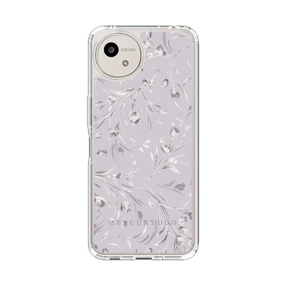 スリムプロテクションケース［ MERCURYDUO - ボタニカルフラワー - Lavender ］