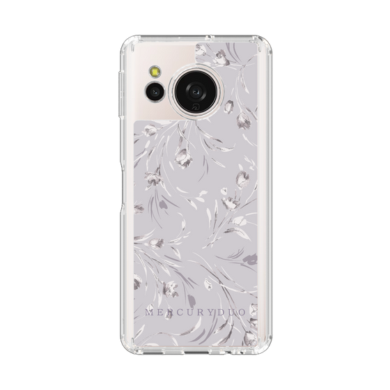 スリムプロテクションケース［ MERCURYDUO - ボタニカルフラワー - Lavender ］