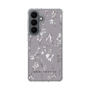 スリムプロテクションケース［ MERCURYDUO - ボタニカルフラワー - Grey ］