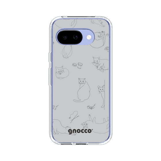 スリムプロテクションケース［ gnocco - CatLover - グレー ］