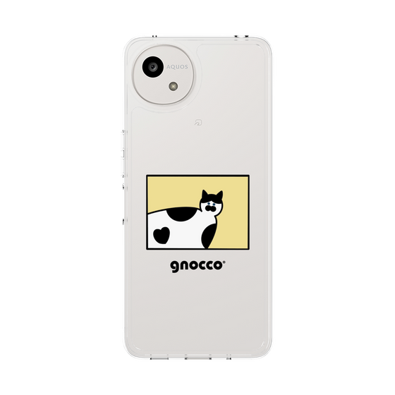 スリムプロテクションケース［ gnocco - スクエア - イエロー ］