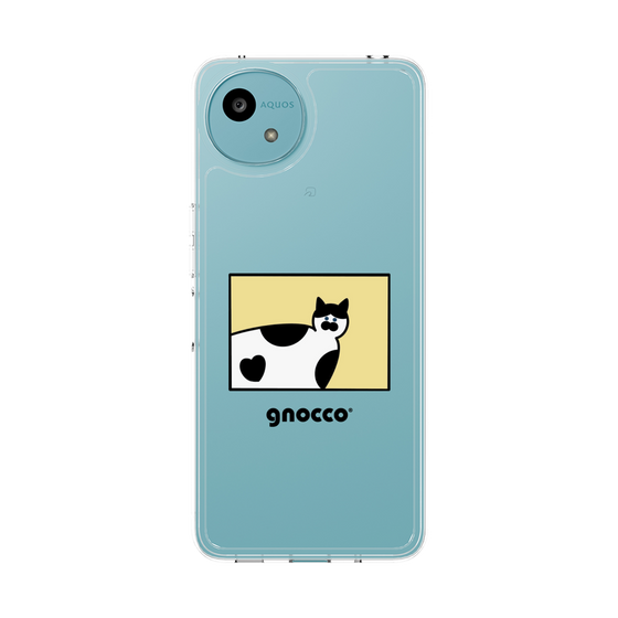 スリムプロテクションケース［ gnocco - スクエア - イエロー ］