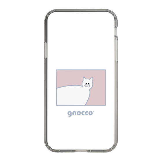 スリムプロテクションケース［ gnocco - スクエア - ピンク ］