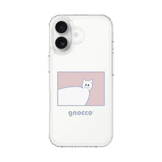 スリムプロテクションケース［ gnocco - スクエア - ピンク ］