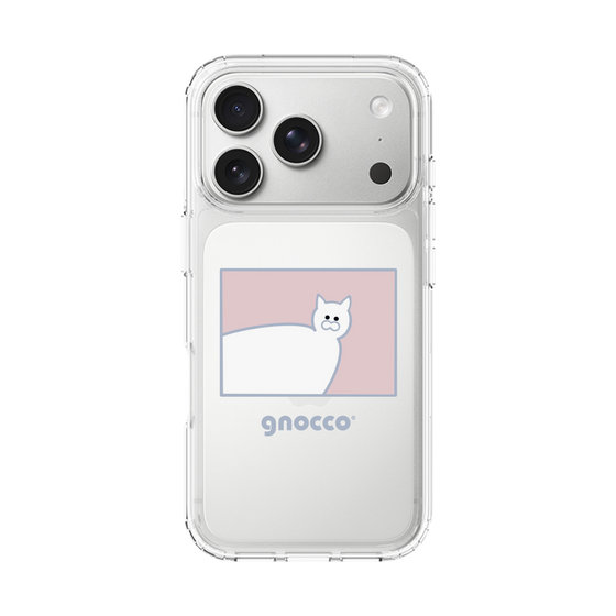 スリムプロテクションケース［ gnocco - スクエア - ピンク ］
