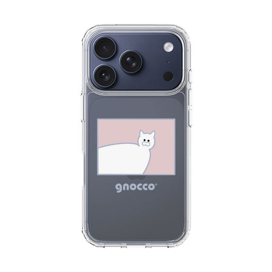 スリムプロテクションケース［ gnocco - スクエア - ピンク ］