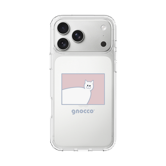 スリムプロテクションケース［ gnocco - スクエア - ピンク ］