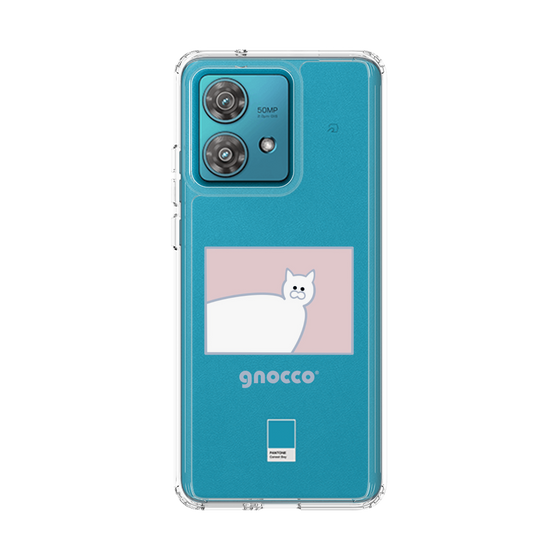 スリムプロテクションケース［ gnocco - スクエア - ピンク ］
