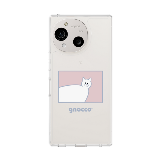 スリムプロテクションケース［ gnocco - スクエア - ピンク ］