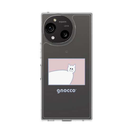 スリムプロテクションケース［ gnocco - スクエア - ピンク ］