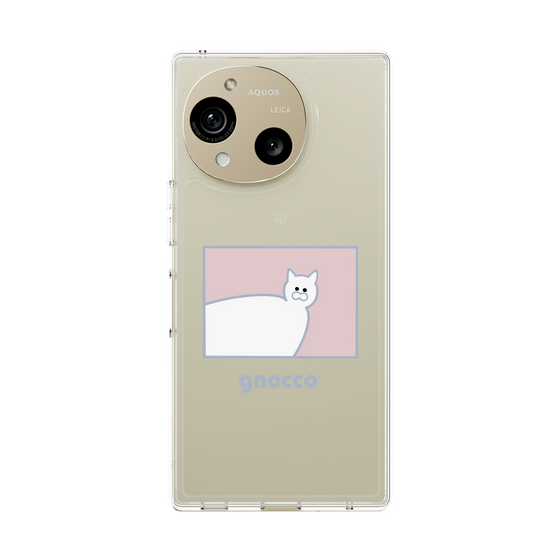 スリムプロテクションケース［ gnocco - スクエア - ピンク ］