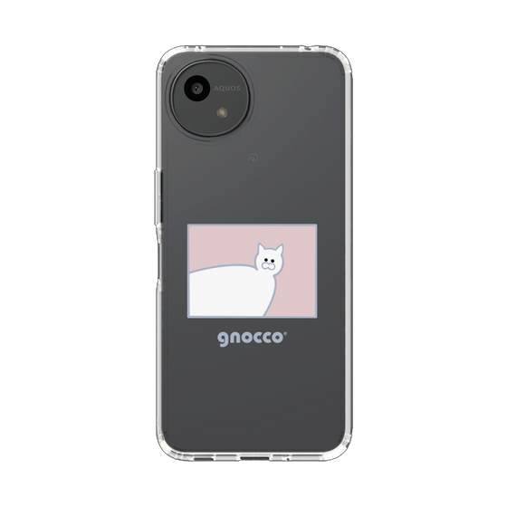 スリムプロテクションケース［ gnocco - スクエア - ピンク ］