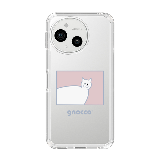 スリムプロテクションケース［ gnocco - スクエア - ピンク ］