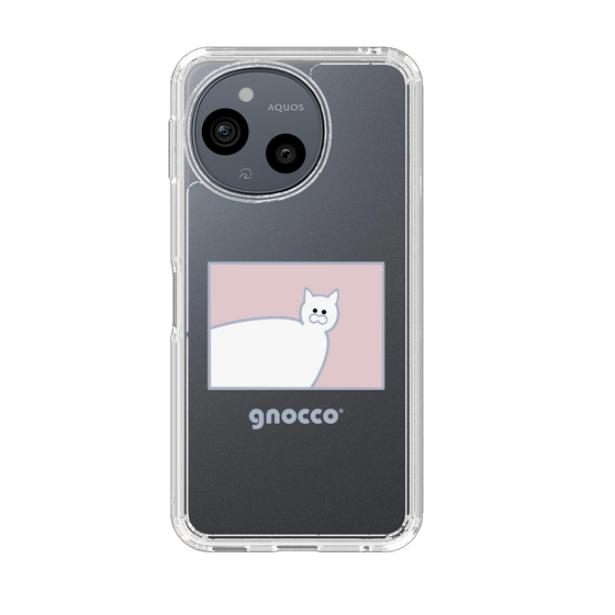 スリムプロテクションケース［ gnocco - スクエア - ピンク ］