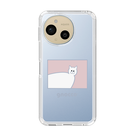 スリムプロテクションケース［ gnocco - スクエア - ピンク ］