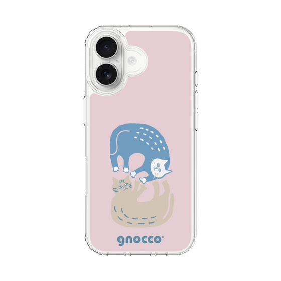 スリムプロテクションケース［ gnocco - 遊ぶ猫さんたち ］