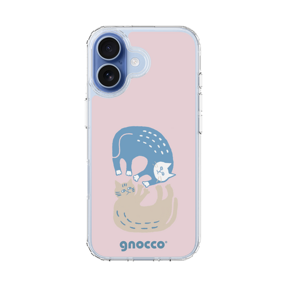 スリムプロテクションケース［ gnocco - 遊ぶ猫さんたち ］