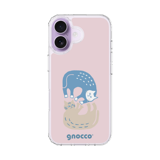 スリムプロテクションケース［ gnocco - 遊ぶ猫さんたち ］