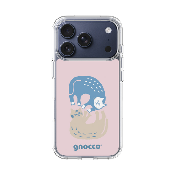 スリムプロテクションケース［ gnocco - 遊ぶ猫さんたち ］