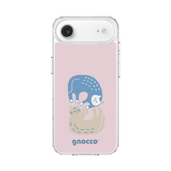 スリムプロテクションケース［ gnocco - 遊ぶ猫さんたち ］