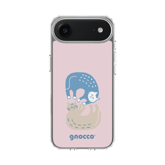 スリムプロテクションケース［ gnocco - 遊ぶ猫さんたち ］