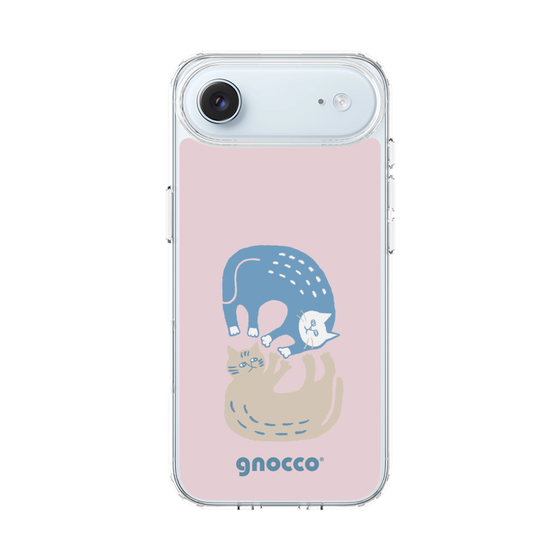スリムプロテクションケース［ gnocco - 遊ぶ猫さんたち ］
